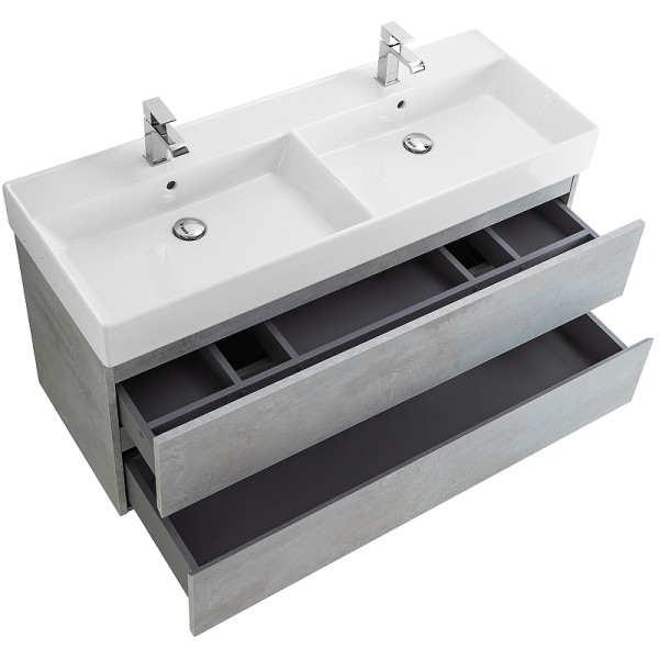 Тумба подвесная Cezares Molveno 46 120x50 Beton (MOLVENO 46-120-2C-SO-2-BET) Тумба подвесная Cezares Molveno 46 120x50 Beton (MOLVENO 46-120-2C-SO-2-BET)