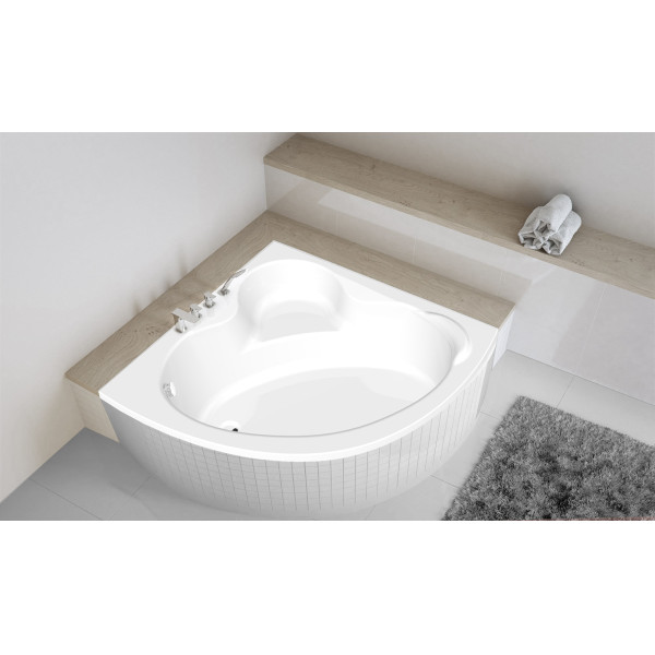 Ванна акриловая C-Bath Aurora 120x120 белая (CBS001001)