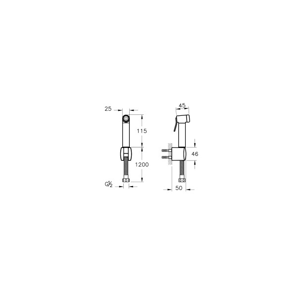 Лейка гигиеническая Vitra Complimentary медь (A4574729)