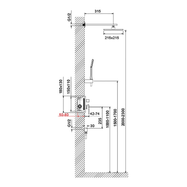 Душевая система Timo Selene черная внешняя часть внутреняя часть (SX-2069/03SM) Душевая система Timo Selene черная внешняя часть внутреняя часть (SX-2069/03SM)