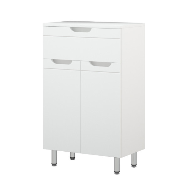 Комод Melodia Омега 50 1ящик 2 двери белый (MFR80008WT)