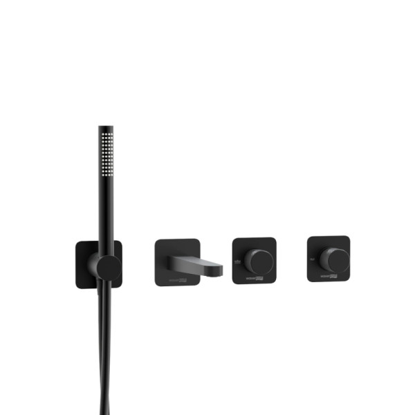 Душевая система WasserKRAFT черная (A5251.299.301.302.242.217)