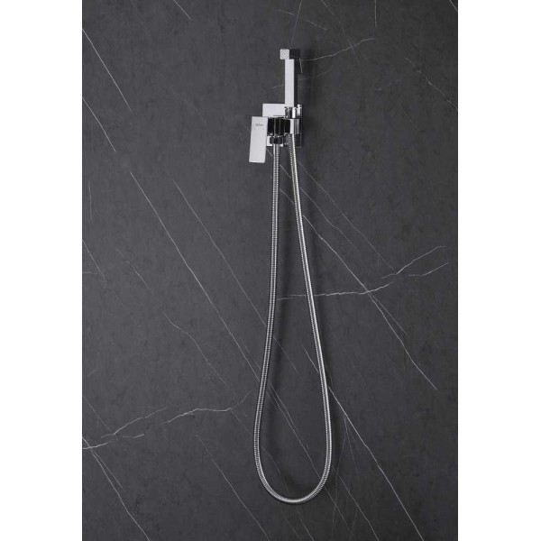 Смеситель с гигиеническим душем Abber Daheim хром (AF8226)