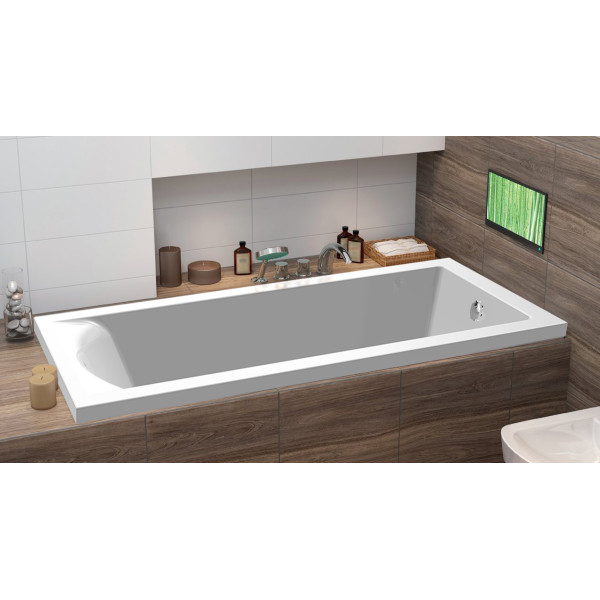 Ванна акриловая C-Bath Selena 160x70 белая (CBQ007002)