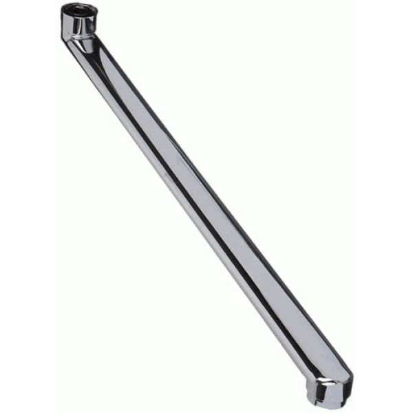 Излив Melodia для смесителя для ванны плоский L-образный с аэратором 45см (MKP20719P)