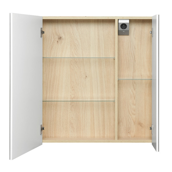 Шкаф зеркальный Roca Up 80x14,5x81 белый (ZRU9303017)