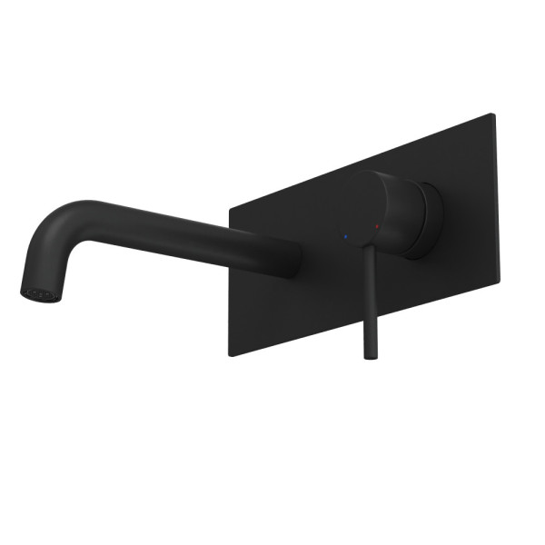 Смеситель для раковины Berges Ventas R скрытого монтажа, совместный черный (76010) Смеситель для раковины Berges Ventas R скрытого монтажа, совместный черный (76010)