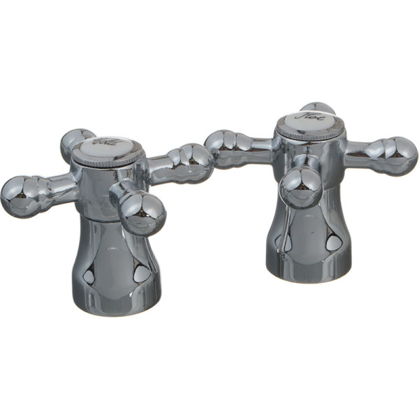 Маховик Melodia Крест металл 8x20 (пара) (MKP20803WC) Маховик Melodia Крест металл 8x20 (пара) (MKP20803WC)