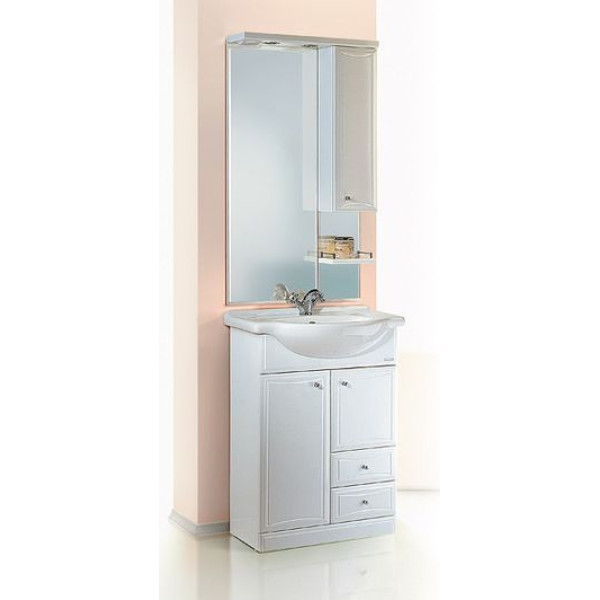 Тумба напольная Aqwella Барселона 55 с раковиной (Ba.01.05/2)