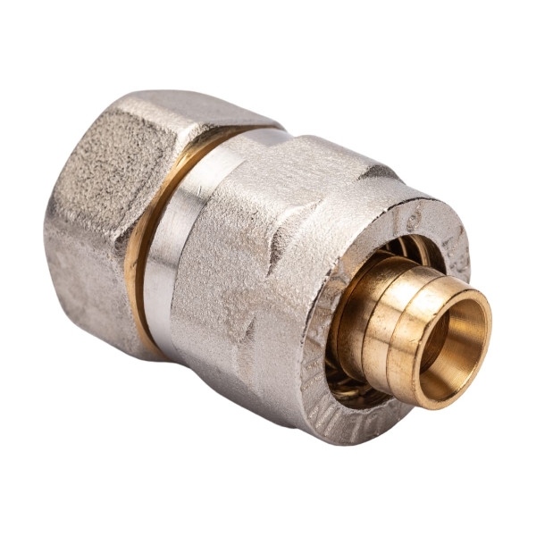 Соединение прямое 16*1/2"В Stout (обжим) SFS-0002-001216 Соединение прямое 16*1/2"В Stout (обжим) SFS-0002-001216