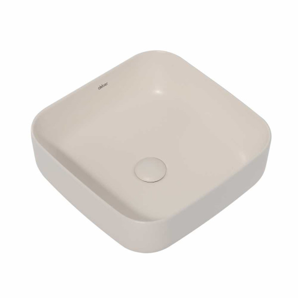 Раковина накладная Abber Rechteck светло-бежевая матовая (AC2211MBE) Раковина накладная Abber Rechteck светло-бежевая матовая (AC2211MBE)
