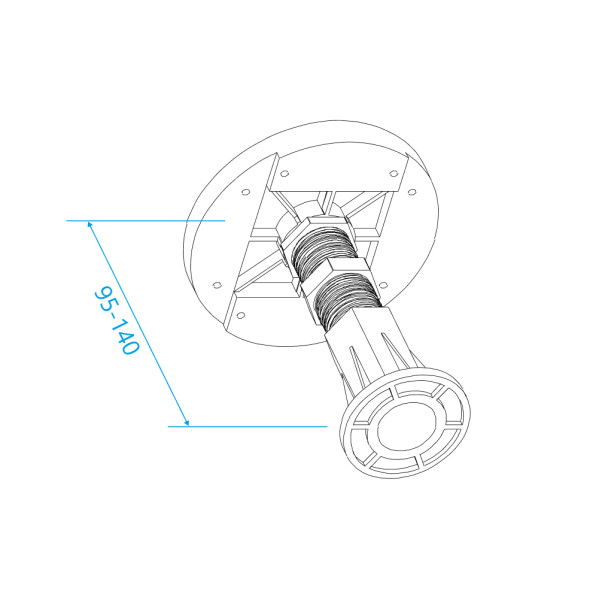 Ножки для поддона RGW N-01 (08) (03230108-31) Ножки для поддона RGW N-01 (08) (03230108-31)