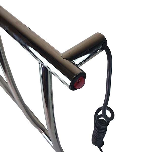 Полотенцесушитель электрический INDIGO ARC 425*600 серебристый (LCAE60-40R) Полотенцесушитель электрический INDIGO ARC 425*600 серебристый (LCAE60-40R)