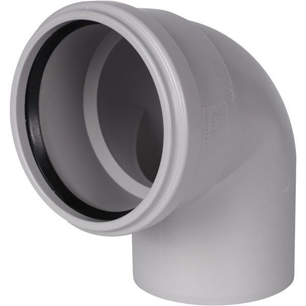 Отвод 110x87 Stout (PP, серый) (SKB-0012-011087)