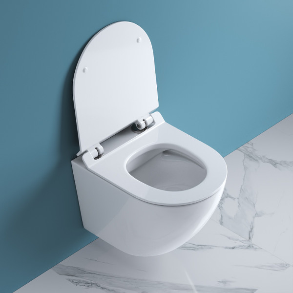 Унитаз подвесной BelBagno Sfera-R безободковый (BB046CHR/BB2111SC)