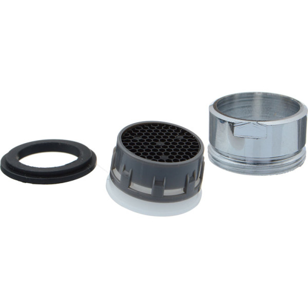 Аэратор Melodia М24x1 латунный ,нар.рез., поворотный, пласт.сетка (MKP20247WC) Аэратор Melodia М24x1 латунный ,нар.рез., поворотный, пласт.сетка (MKP20247WC)