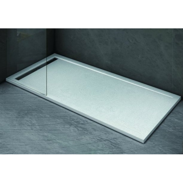 Душевой поддон из искусственного мрамора Cezares 100x80x3 белый (TRAY-AS-AH-100/80-3-W)