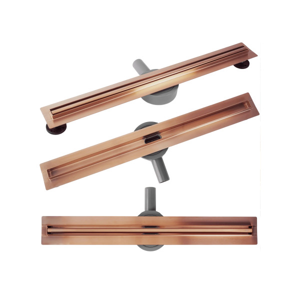 Лоток душевой Rea Neox slim pro 700 copper mat медь матовая (REA-G4806)