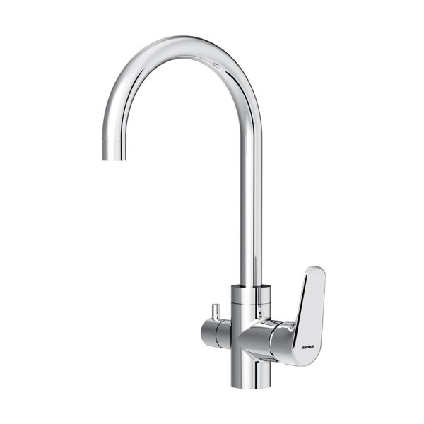 Cмеситель для кухни Damixa Merkur с каналом для питьевой воды, хром (400730000) Cмеситель для кухни Damixa Merkur с каналом для питьевой воды, хром (400730000)