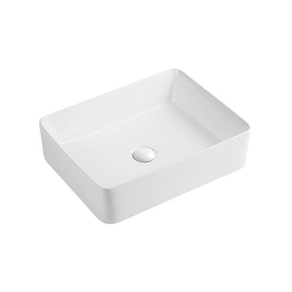 Раковина накладная Azario Tours 52x13x41 белая (AZ-2074B)