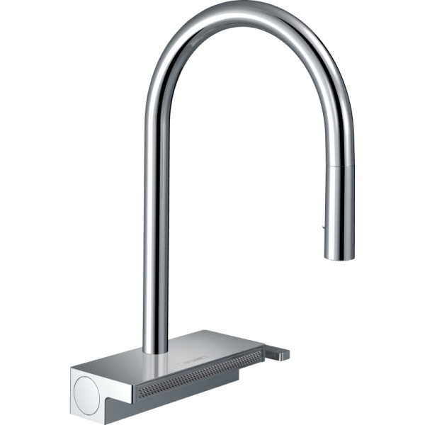 Смеситель для кухни Hansgrohe Aquno Select 170 M81 с вытяжным душем хром (73831000)