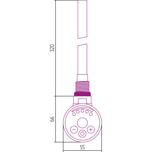 Электронагреватель Сунержа LUX-01T 300 W (00103-2000)