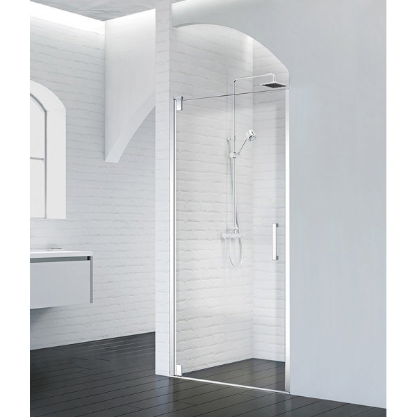 Душевая дверь BelBagno Marmi 90x195 стекло прозрачное, профиль хром (MARMI-B-1-90-C-Cr) Душевая дверь BelBagno Marmi 90x195 стекло прозрачное, профиль хром (MARMI-B-1-90-C-Cr)