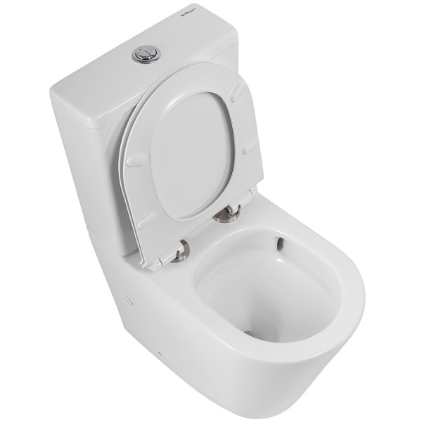 Унитаз-компакт BelBagno Flay-R безободковый (BB2149CP-TOR/BB2149T/BB2111SC)