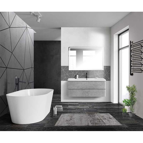 Тумба подвесная BelBagno Albano 120 Cemento Verona Grigio (ALBANO-1200-2C-SO-CVG)