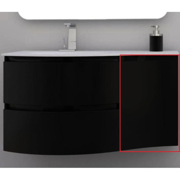 Пенал подвесной Cezares Vague 34x55 Nero opaco (55283) Пенал подвесной Cezares Vague 34x55 Nero opaco (55283)