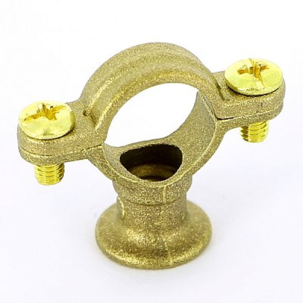 Хомут для труб с втулкой М6 22 мм Walraven (латунь) (0828022)