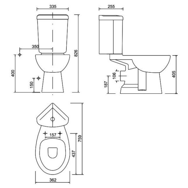 Бачок для унитаза Creavit Corner белый (SD440-00CB00E-0000)