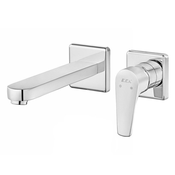 Смеситель для раковины E.C.A. Niobe внешняя часть хром (102167613EX-KK) Смеситель для раковины E.C.A. Niobe внешняя часть хром (102167613EX-KK)