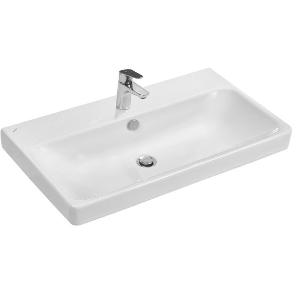 Тумба-умывальник Aquaton Оливия 80 Белый матовый/1WH501772 Раковина Адриана 80 (1A2831K0OL010)