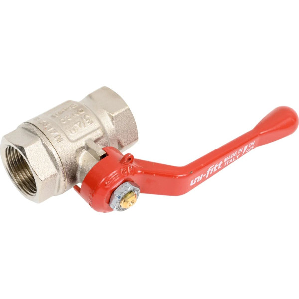 Кран 3/4" ВВ шаровый Uni-Fitt Etalon (ГОСТ, красная ручка) 110L3000 Кран 3/4" ВВ шаровый Uni-Fitt Etalon (ГОСТ, красная ручка) 110L3000