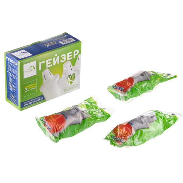 Комплект сменных картриджей 501/502 для фильтра-кувшина (3 шт) (50006)