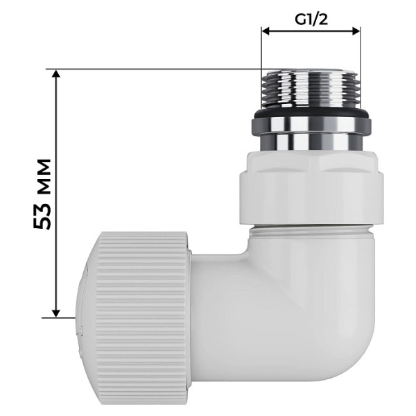 Комплект термостатический трехосевой 1/2"х15 мм Royal Thermo Design Pro М30х1,5 (Белый) (RATVXT11215WH) Комплект термостатический трехосевой 1/2"х15 мм Royal Thermo Design Pro М30х1,5 (Белый) (RATVXT11215WH)