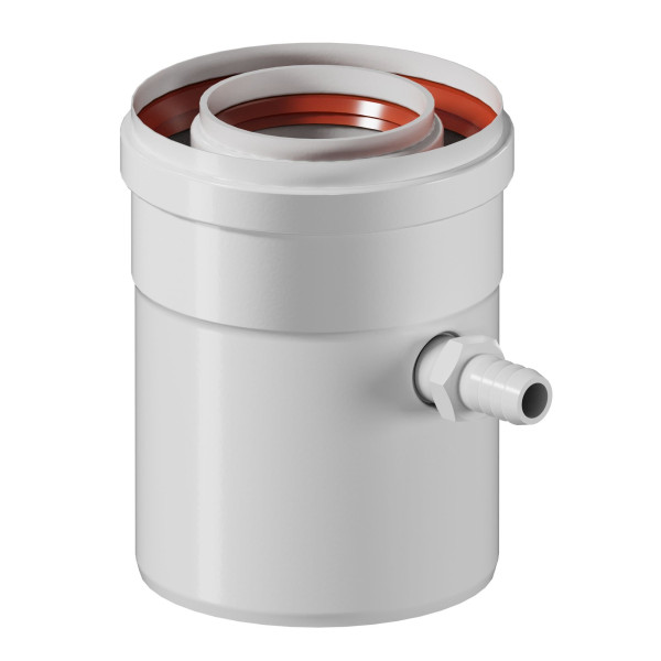 Конденсатоотводчик коаксиальный Okseler D60/100 универсальный (внутренний диаметр мама/папа) (oks00074)