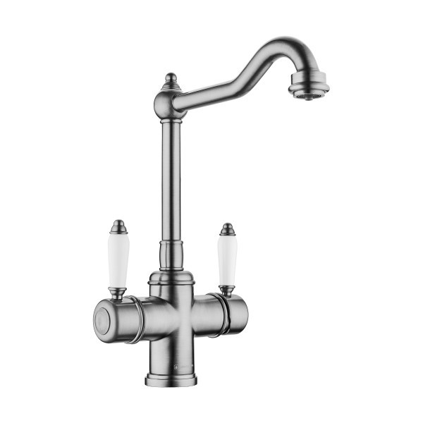Смеситель для кухни Omoikiri Tottori-SI античное серебро (4994046) Смеситель для кухни Omoikiri Tottori-SI античное серебро (4994046)