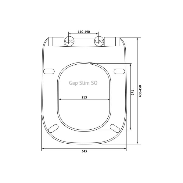 Сиденье Berges Gap Slim SO (13003)
