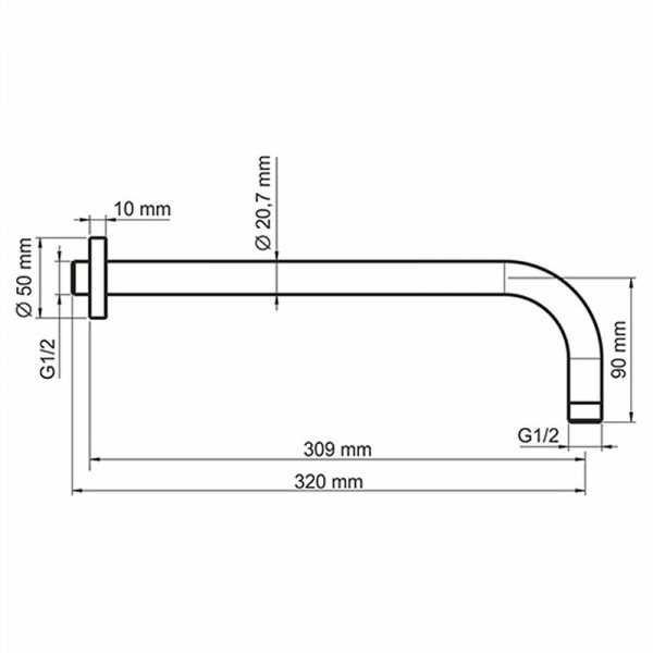 Душевая система WasserKRAFT белый (A85155)