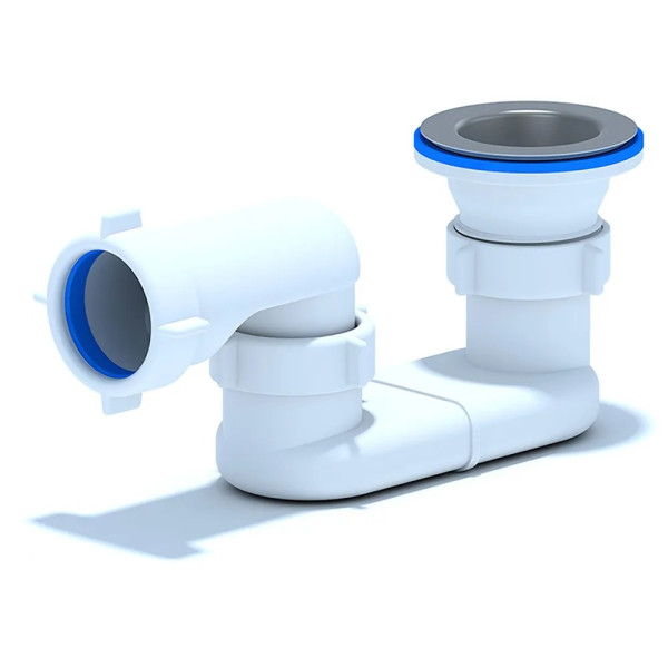 Сифон для душевого поддона АНИ 1 1/2"*40 плоский АНИ пласт (E010)