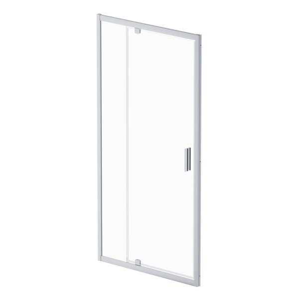 Душевая дверь AM.PM Gem 100x195 стекло прозрачное, профиль хром матовый (W90G-100-1P-MT)