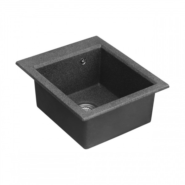 Мойка для кухни врезная Aquaton Линеа 434x517x228 графит (1.A732.9.32L.W21.0)