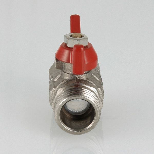 Кран 3/4" ВН шаровый Valtec Compact (красная бабочка) VT.093.N.05