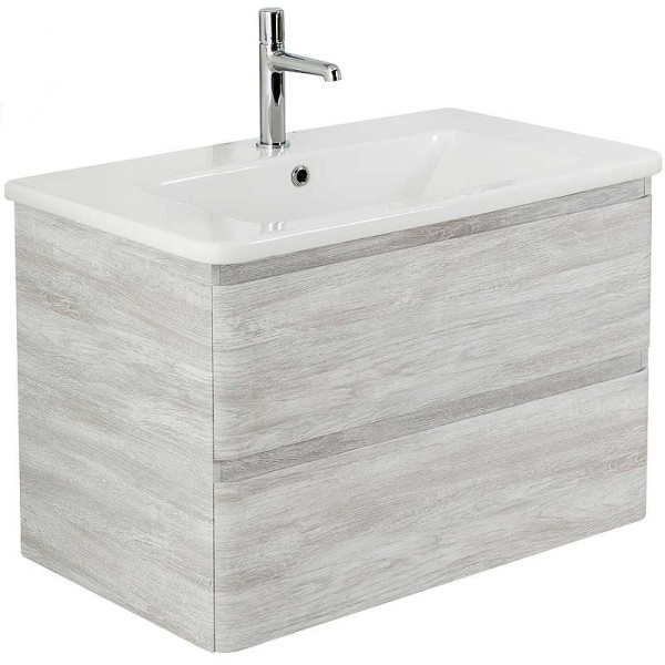 Тумба подвесная BelBagno Albano-CER 80 Rovere Vintage Bianco (ALBANO-CER-800-2C-SO-RVB)