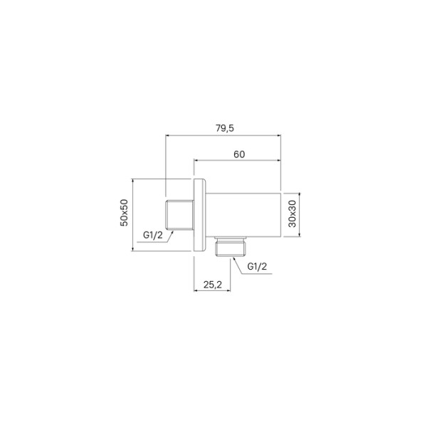 Держатель для ручного душа Iddis Folk черный (FOLBL00i62)