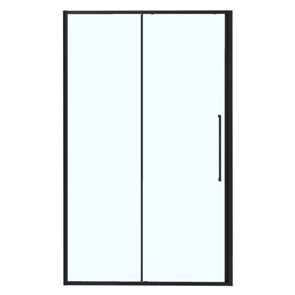 Дверь душевая Azario Shanghai 110x195 стекло прозрачное, профиль черный матовый (AZ-Y43-110-MB-CL)