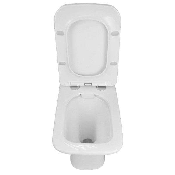 Унитаз напольный Azario Formal с сиденьем с микролифтом белый (AZ-1353B)