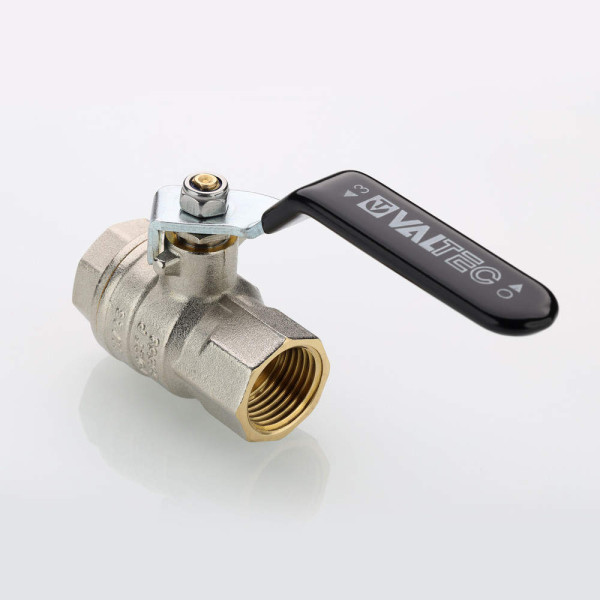 Кран 1/2" ВВ шаровый Valtec Perfect-ГОСТ (черная ручка) VT.414.N.04 Кран 1/2" ВВ шаровый Valtec Perfect-ГОСТ (черная ручка) VT.414.N.04